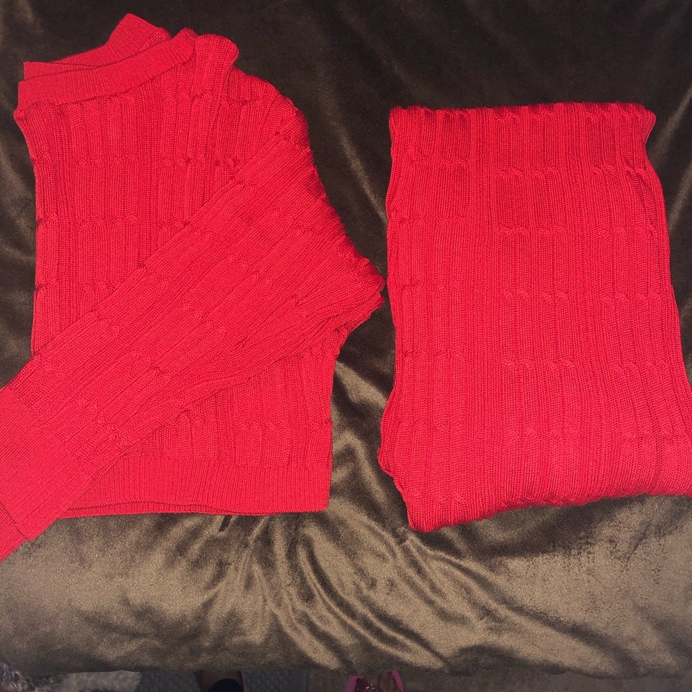 Fashion Nova Cable Knit Crop Top Set!!
